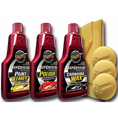 Meguiars Autopolier- und Wachsset (3-Stufen-System)