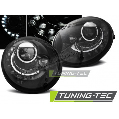 VW New Beetle 10.1998-05.2005 klare Vorderlichter LED True DRL schwarz