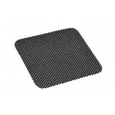 Rutschfeste Matte 20 x 22 cm schwarz