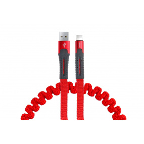 Ladekabel Feder USB+Apple Lightning 120cm FullLINK UC-13