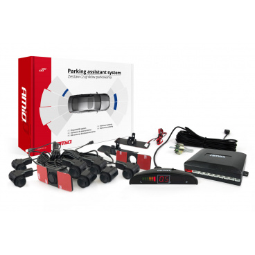 Parkassistent LED 8-Sensoren schwarz, innen 16,5mm Parkassistent LED 8-Sensoren schwarz, innen 16,5mm