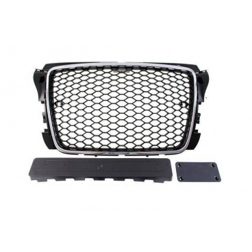 Grill Audi A3 8P Facelift RS-Stil Chrom-Schwarz PDC Grill Audi A3 8P Facelift RS-Stil Chrom-Schwarz PDC