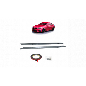 BMW 2 F22 F23 Seitenschwelleraufsätze Carbon Look