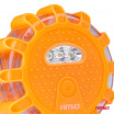 Akkubetriebene Notfall-Autolampe mit LED-Taschenlampenfunktion 12SMD+3SMD 650mAh (BATT) rot AMIO-04673