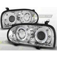 VW GOLF III 1991-97 ANGEL EYES CHROM KLAR SCHEINWERFER