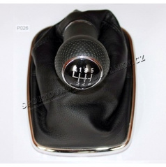 Kompletter Schalthebel VW Golf IV 1.8/1.9 TDI/2.0 - 6 st., Chromrahmen