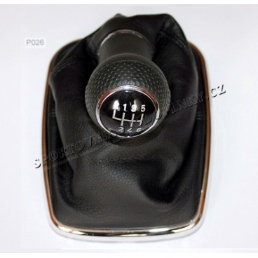 Kompletter Schalthebel VW Golf IV 1.8/1.9 TDI/2.0 - 6 st., Chromrahmen