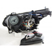 BMW E60 / E61 2003–04 klare Frontleuchten CCFL HID D2S Dual Projektor schwarz