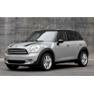 Edelstahlabdeckung – schwarzer Schwellenschutz für die hintere Stoßstange Mini Countryman 2010–14