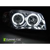 BMW E87/E81 2004-11 FRONT CLEAR LIGHTS ANGEL EYES CCFL CHROME