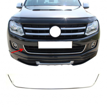 Edelstahlgitter für die originale VW Amarok Frontstoßstange