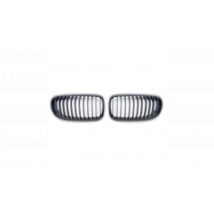 BMW 3er E90 E91 Facelift Gitter einzelne Lamellen Matt Schwarz