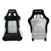 Sportstuhl SLIDE KS2 Premium Schwarz & Grau Velours Silber Glitzer