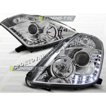 NISSAN 350Z 2003-05 KLARES FRONTLICHT, TAGESLICHT, LED, CHROM NISSAN 350Z 2003-05 KLARES FRONTLICHT, TAGESLICHT, LED, CHROM