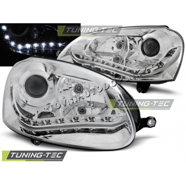 VW GOLF 5 FRONTKLARLEUCHTEN TAGESLICHT CHROM