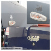 Großes selbstklebendes RACING METAL-Emblem
