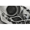 VW Polo 6R 2009-03.14 klare Frontleuchten DRL Chrom