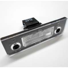 Originales Nummernschild mit Rückbeleuchtung für Škoda Octavia II 2006-10, Roomster 2004-08