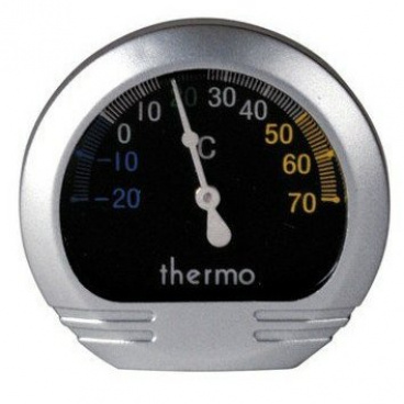 Autothermometer aus Metall, Durchmesser 55 mm (keine Batterie erforderlich)