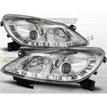 OPEL CORSA D 2006- FRONTKLARLEUCHTEN TAGESLICHT LED CHROM