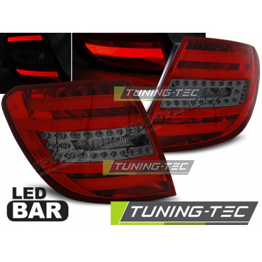 Mercedes C-Klasse W204 Kombi 2007-10 Rückleuchten rot getönte LED-Leiste