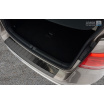 Edelstahlabdeckung - schwarzer Schwellenschutz für die hintere Stoßstange des Volkswagen Passat B7 Kombi 2011-14
