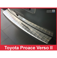 Edelstahlabdeckung - Schwellenschutz für die hintere Stoßstange Toyota Proace Verso II 2016+