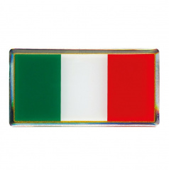 3D-Logo-Flagge von Italien 78x41 mm