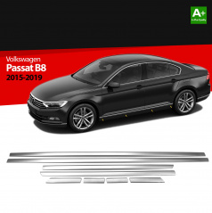 Edelstahl-Türleisten VW Passat B8 2014-19 8-tlg