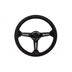 Lenkrad Pro 350mm Offset:40mm Leder Schwarz