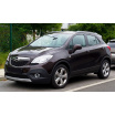 Edelstahlabdeckung - schwarzer Schwellenschutz für die hintere Stoßstange Opel Mokka 2012-16