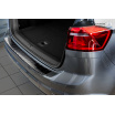 Edelstahlabdeckung – schwarzer Schwellenschutz für die Heckstoßstange des Volkswagen Golf Sportsvan 2014+