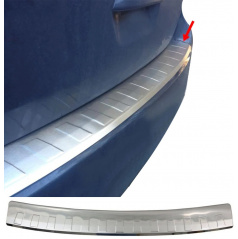 Oberkantenabdeckung der hinteren Stoßstange aus poliertem Edelstahl für Ford C-Max Grand C-Max 2010–2019