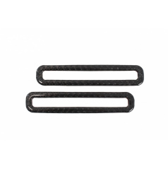 Kohlefaserfolie für die seitliche Belüftung (Tür) Ford Mustang 15-19