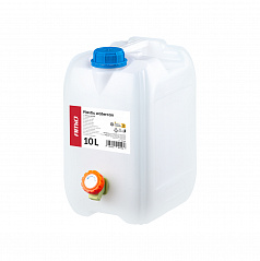 Kunststoff-Wasserkanister mit Hahn 10 l weiß