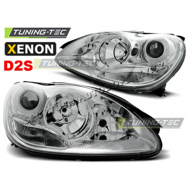 Mercedes W 220 S-Klasse 10.2002-05.2005 Xenon D2S klare Chrom-Frontscheinwerfer