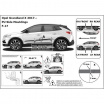 Seitenschutzleisten für Türen, Opel Grandland X, 2017+