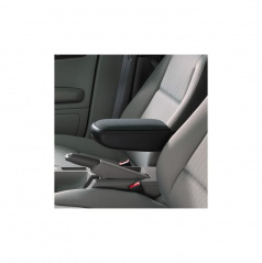 Milotec-Armlehne, schwarzes Wildleder, Škoda Fabia II, 2007+