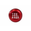 Aluminium Schalthebel 6G Universal Rot