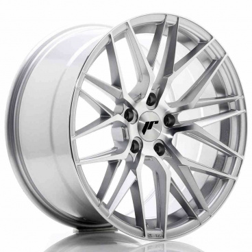 JR Wheels JR28 18x9,5 ET35 5x120 Silber Polierte Frontseite JR Wheels JR28 18x9,5 ET35 5x120 Silber Polierte Frontseite
