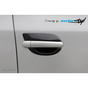 Misky pod kliky imitace karbonu 4 ks Skoda Fabia I