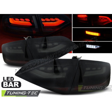 Audi A4 B8 2008-11 Limousine Rückleuchten rauchschwarze LED