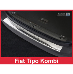 Edelstahlabdeckung - Schwellenschutz für die hintere Stoßstange Fiat Tipo Kombi 2016+