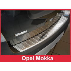 Edelstahlabdeckung - Schwellenschutz für die hintere Stoßstange Opel Mokka 2012-16