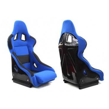 A1 Racing Rico Sport Hartschale (Schwarz/Blaues Velours)