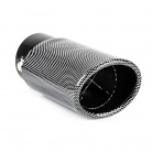 Sport-Edelstahl-Endrohr Carbonimitat oval 86x65 mm