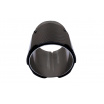 Endrohrdämpfer 89mm Eingang 76mm Carbon Gloss