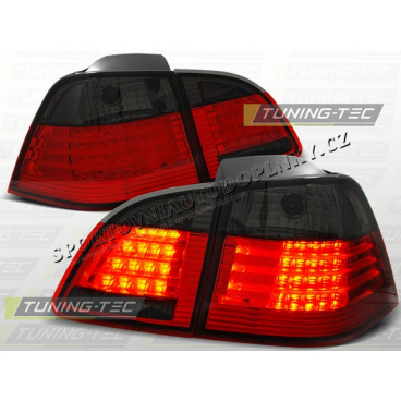 BMW E61 2004–07 LED-Hecklampen, roter Rauch BMW E61 2004–07 LED-Hecklampen, roter Rauch
