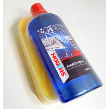 Autoshampoo Sheron 500 ml + Schwamm ANGEBOT!!! Autoshampoo Sheron 500 ml + Schwamm ANGEBOT!!!