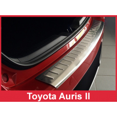 Edelstahlabdeckung - Schwellenschutz für die hintere Stoßstange Toyota Auris II 2013-15